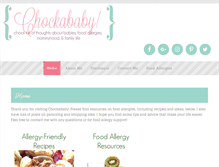Tablet Screenshot of chockababy.com